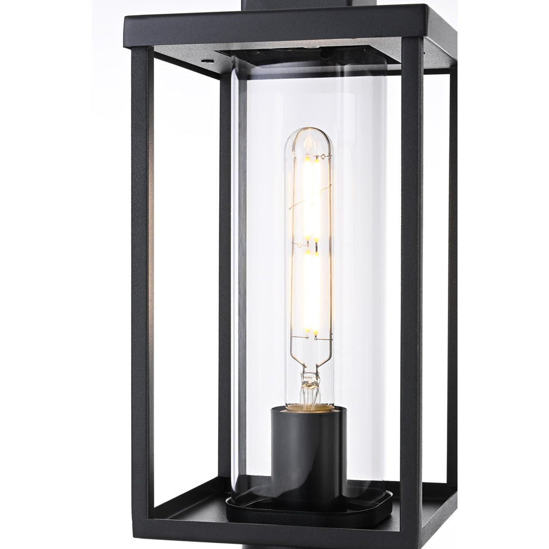 6 Inch Outdoor Post Light In Black