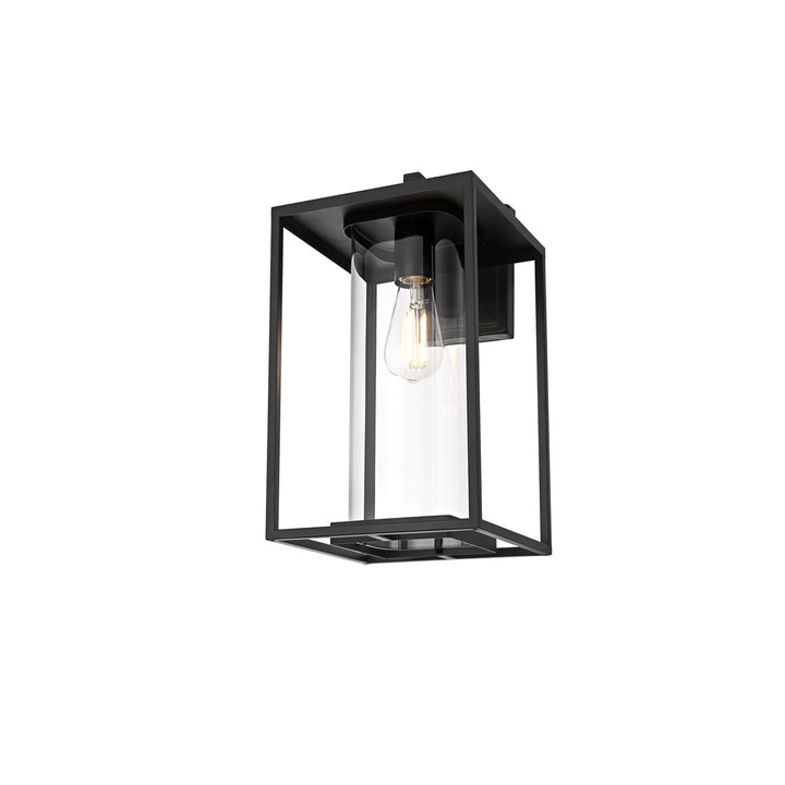 8.5 Inch Outdoor Wall Sconce In Black