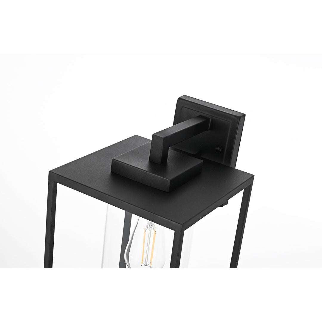 8.5 Inch Outdoor Wall Sconce In Black