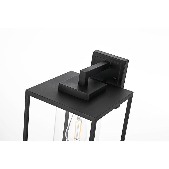 8.5 Inch Outdoor Wall Sconce In Black
