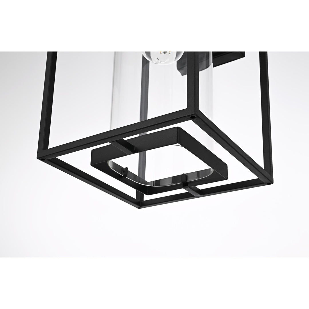8.5 Inch Outdoor Wall Sconce In Black
