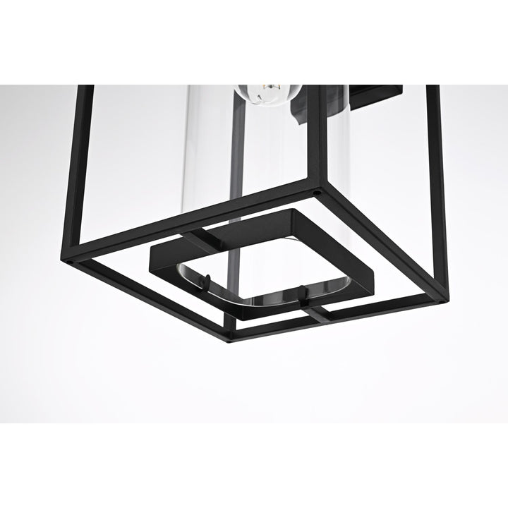 8.5 Inch Outdoor Wall Sconce In Black