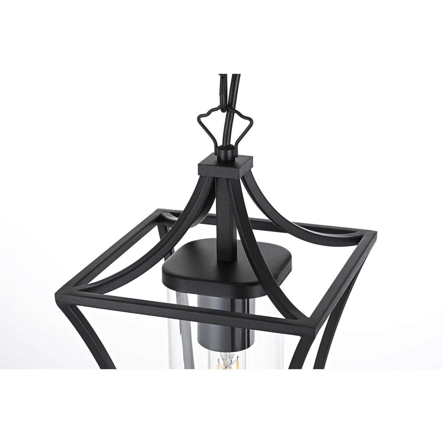 7 Inch Outdoor Pendant In Black