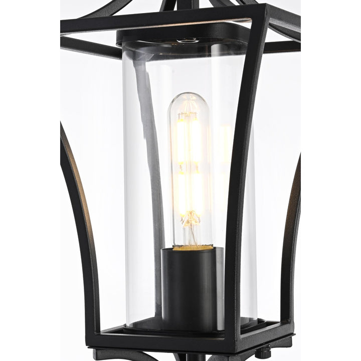 7 Inch Outdoor Post Light In Black