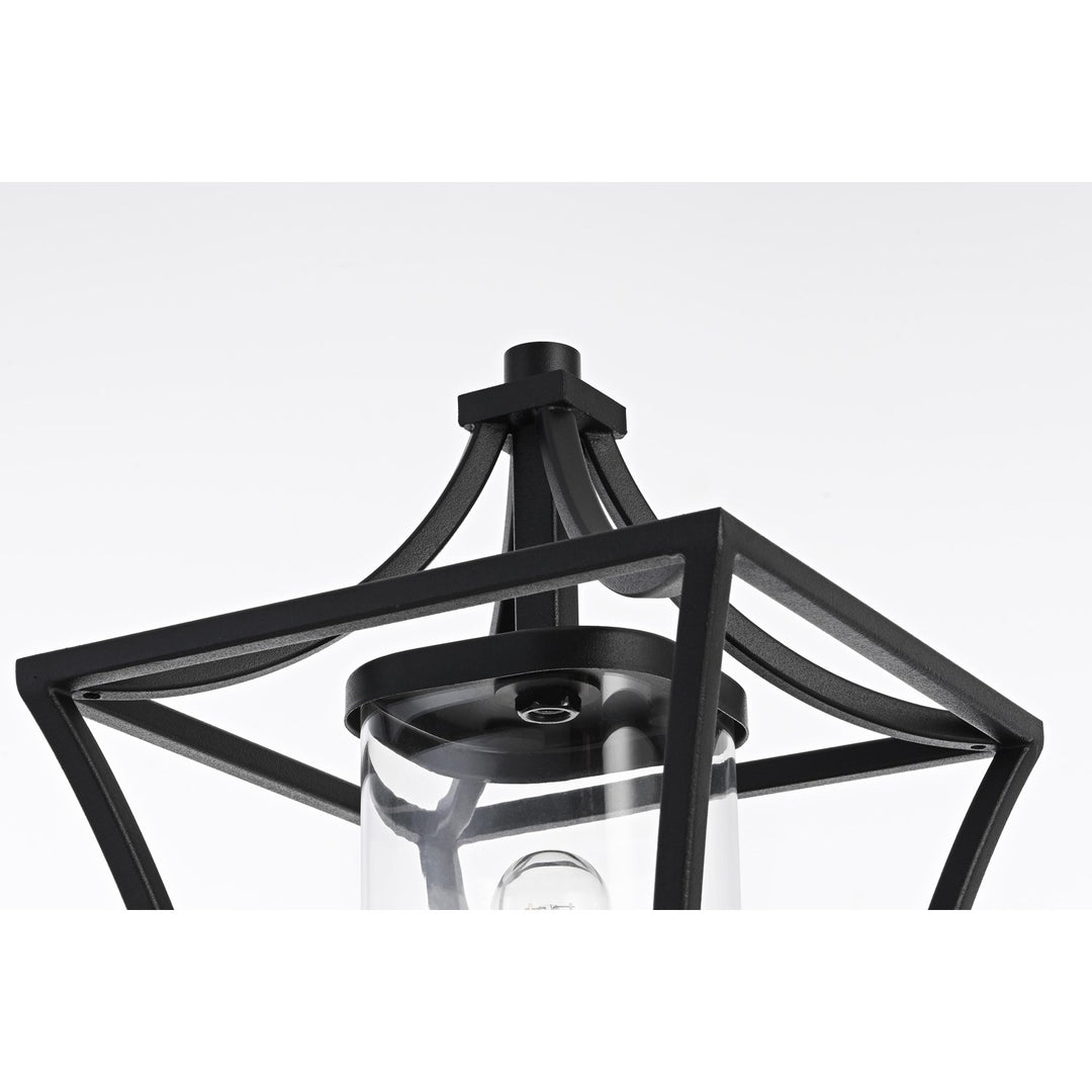 7 Inch Outdoor Post Light In Black