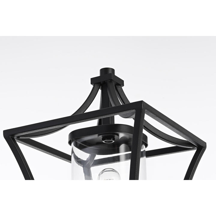 7 Inch Outdoor Post Light In Black