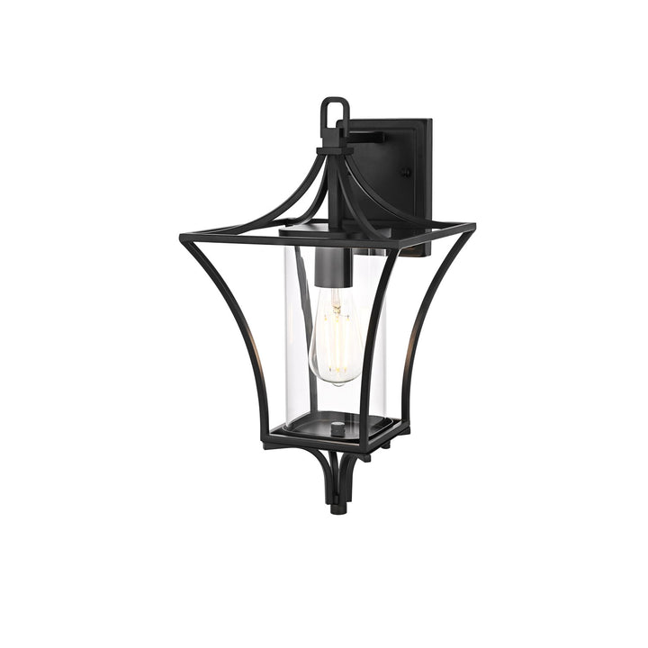 9.5 Inch Outdoor Wall Sconce In Black
