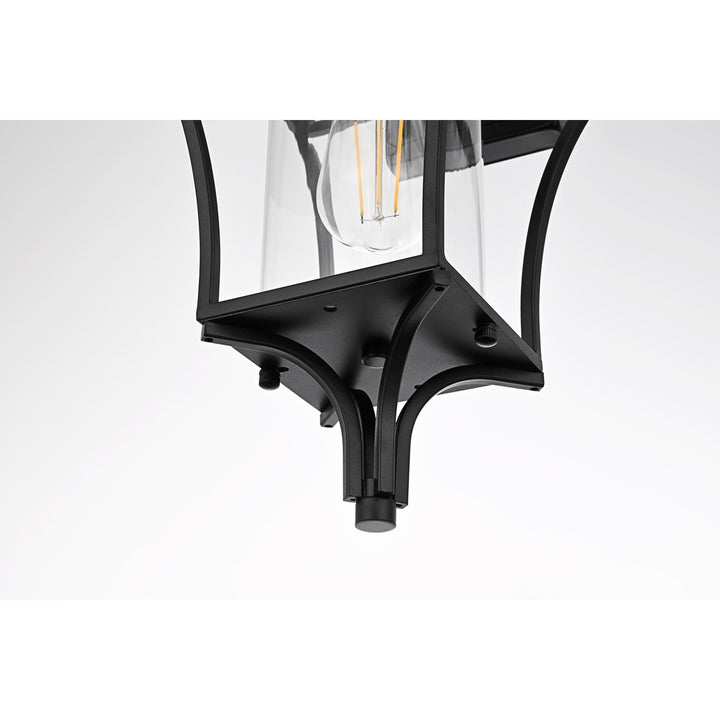 9.5 Inch Outdoor Wall Sconce In Black