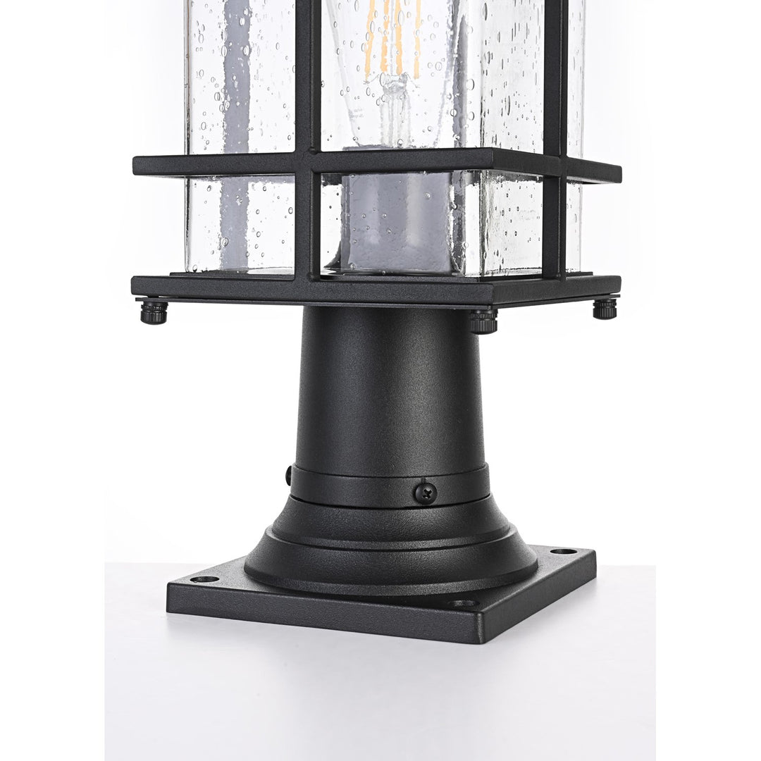 7 Inch Outdoor Post Light In Black