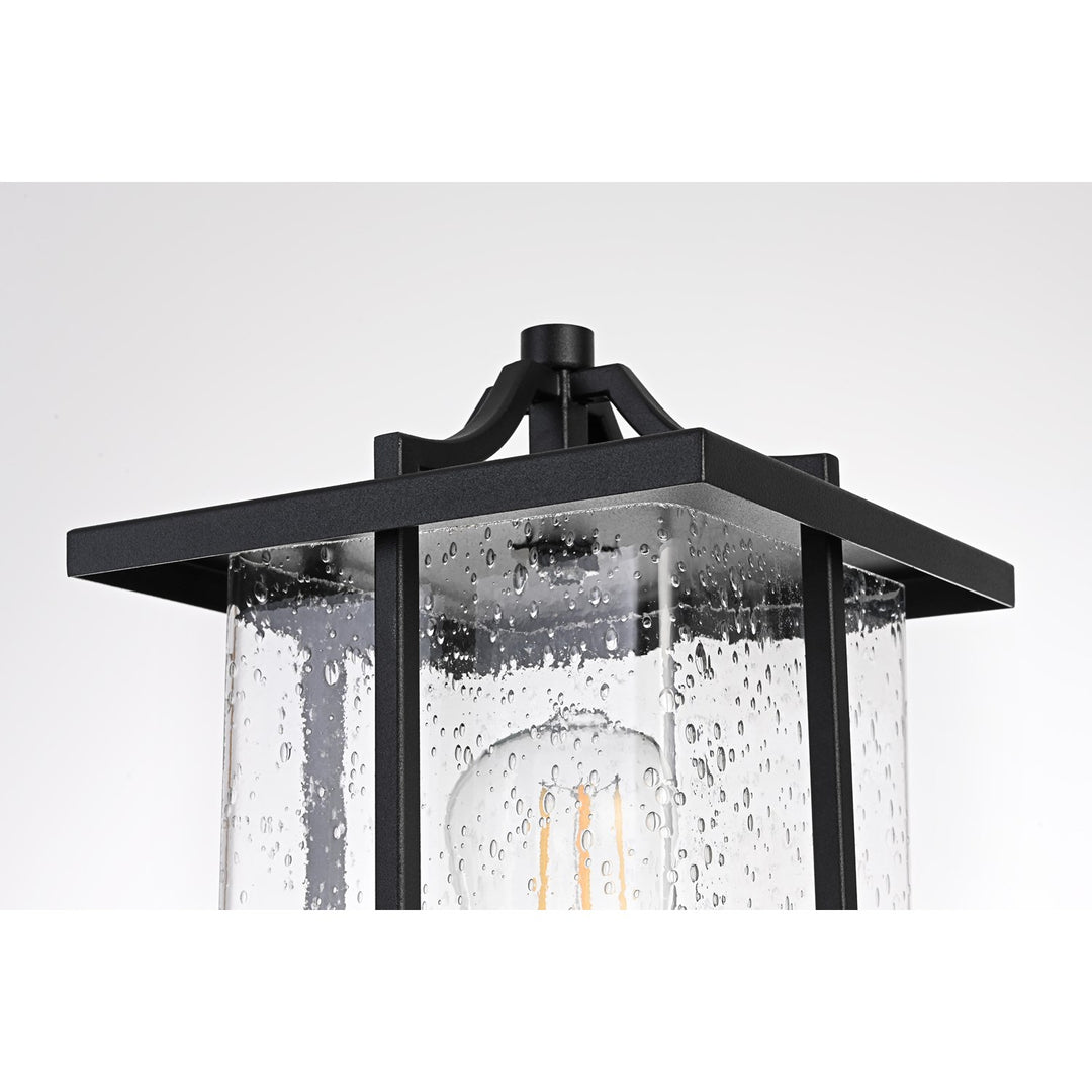 7 Inch Outdoor Post Light In Black