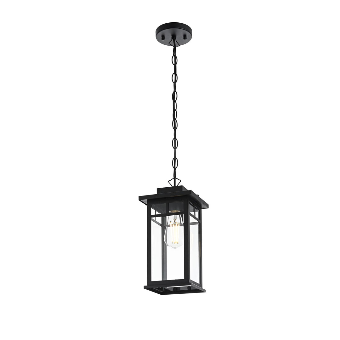 6.5 Inch Outdoor Pendant In Black