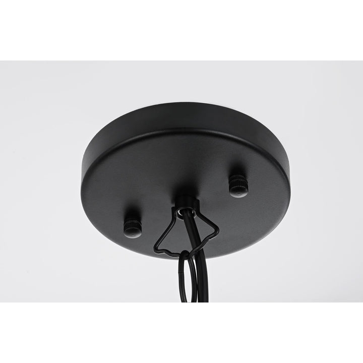 6.5 Inch Outdoor Pendant In Black