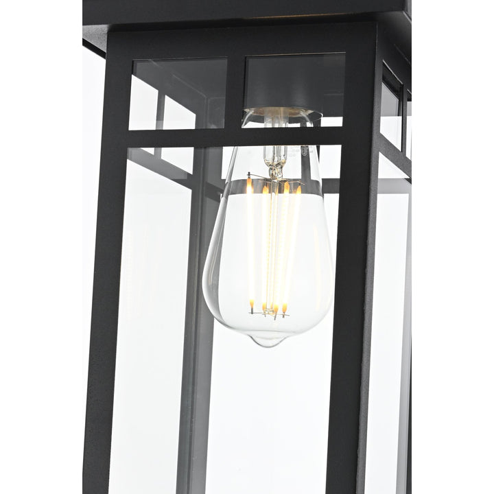 6.5 Inch Outdoor Pendant In Black