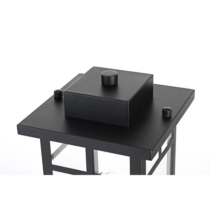 6.5 Inch Outdoor Post Light In Black