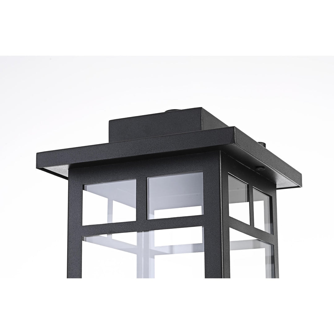 6.5 Inch Outdoor Post Light In Black