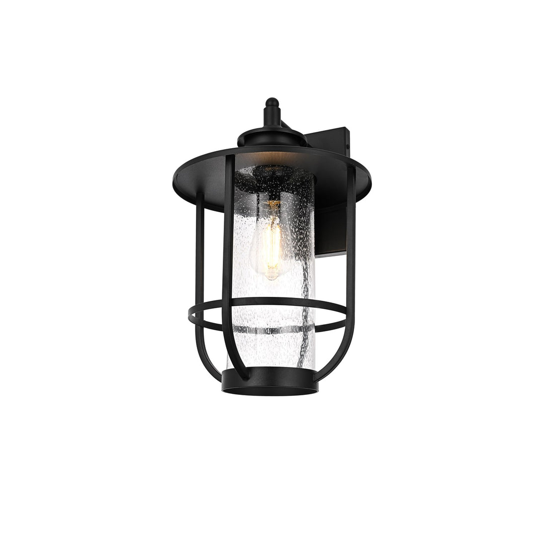 11 Inch Outdoor Wall Sconce In Black
