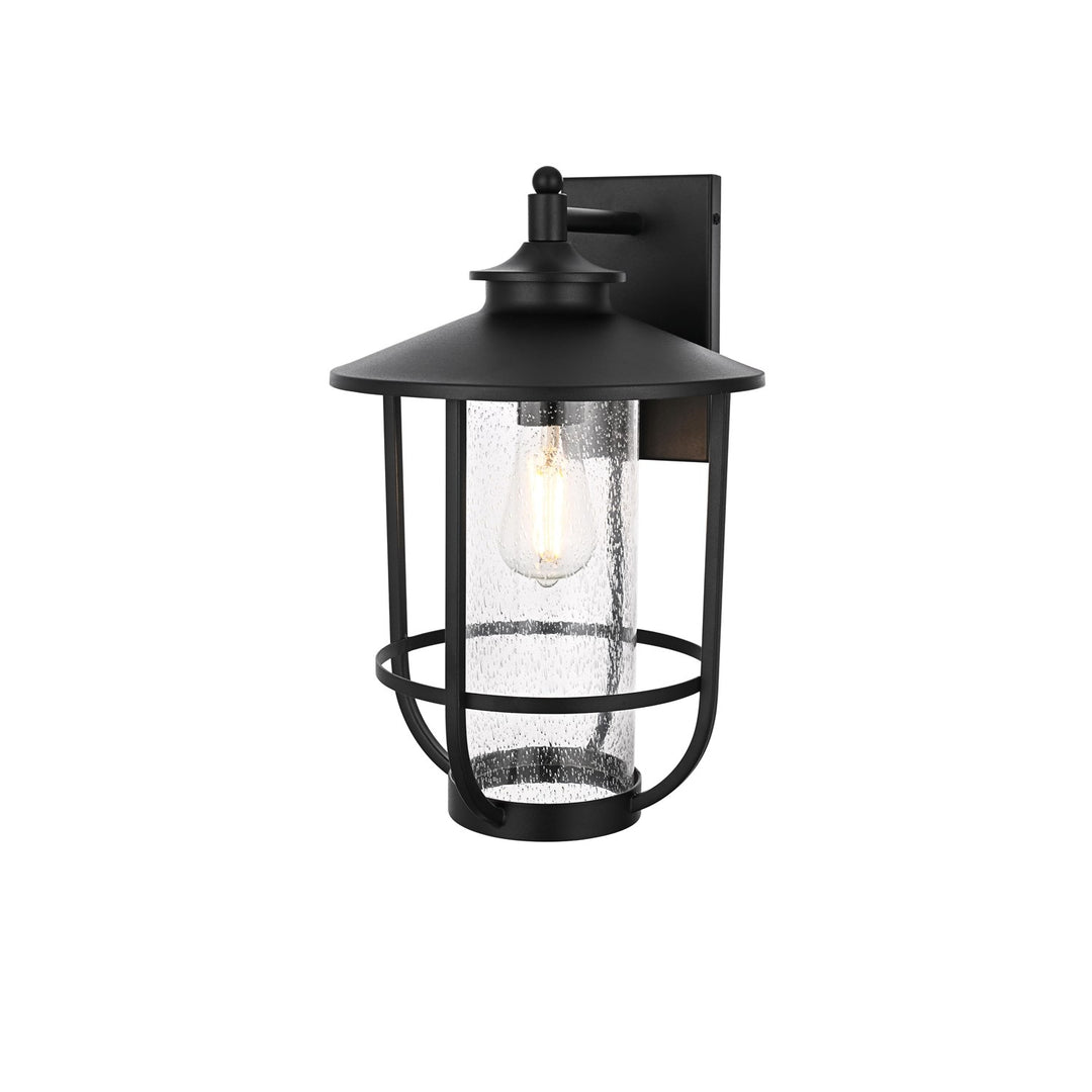 11 Inch Outdoor Wall Sconce In Black