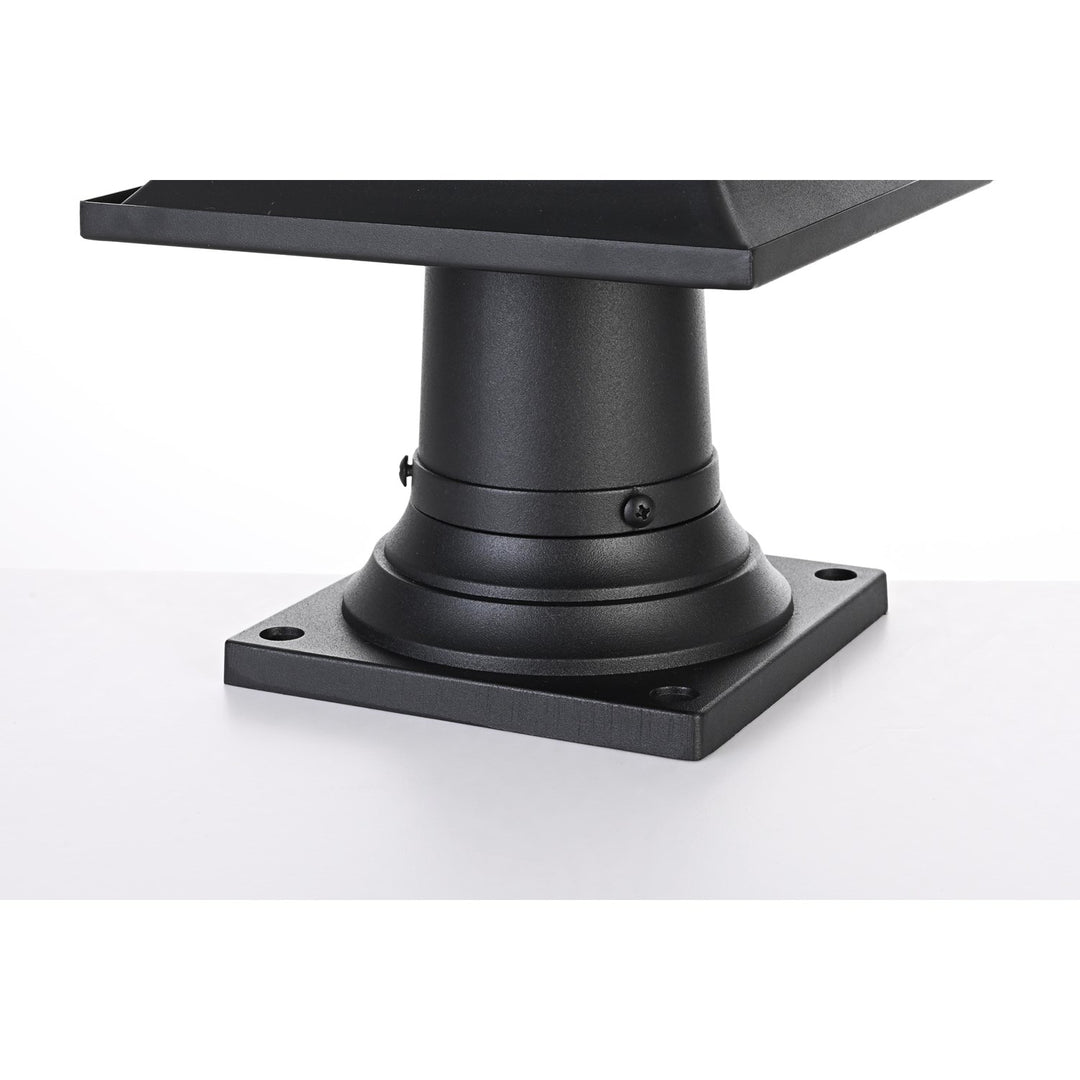 7.5 Inch Outdoor Post Light In Black