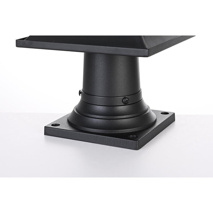 7.5 Inch Outdoor Post Light In Black