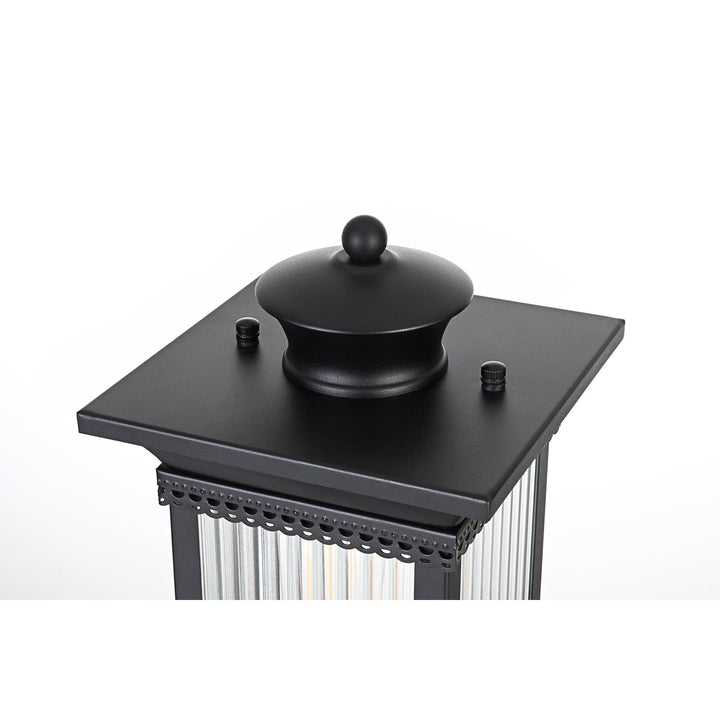 7.5 Inch Outdoor Post Light In Black