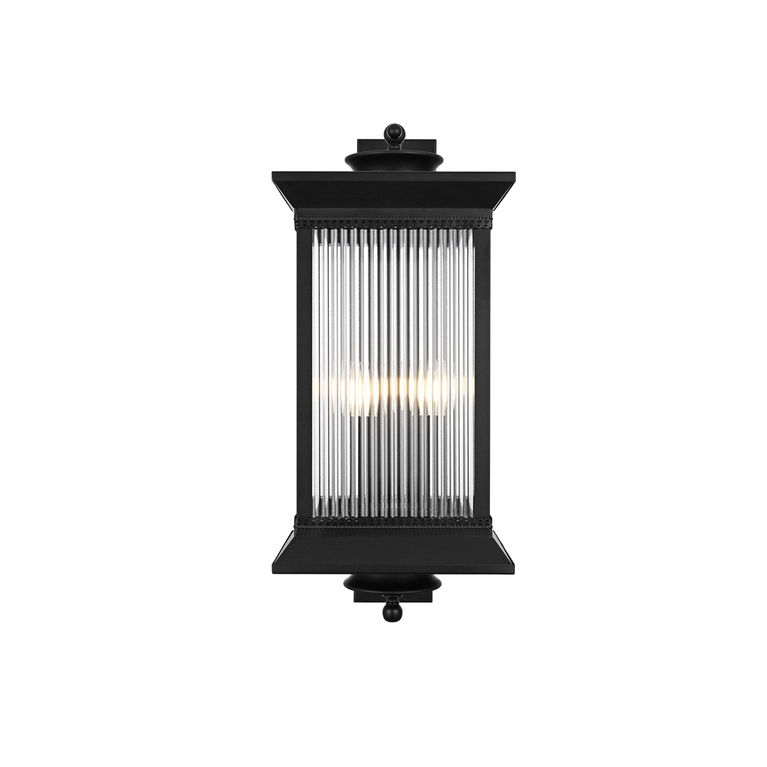 12 Inch Outdoor Wall Sconce In Black by Elegant Lighting