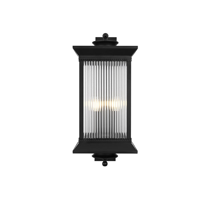 12 Inch Outdoor Wall Sconce In Black by Elegant Lighting