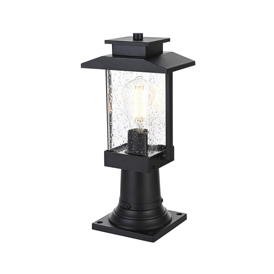 7 Inch Outdoor Post Light In Black