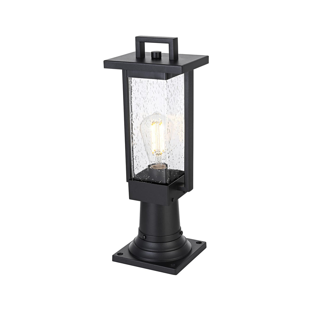 6.5 Inch Outdoor Post Light In Black