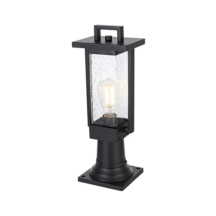 6.5 Inch Outdoor Post Light In Black