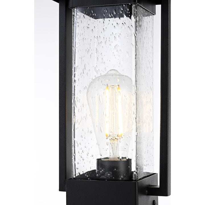 6.5 Inch Outdoor Post Light In Black
