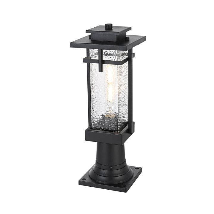 6 Inch Outdoor Post Light In Black