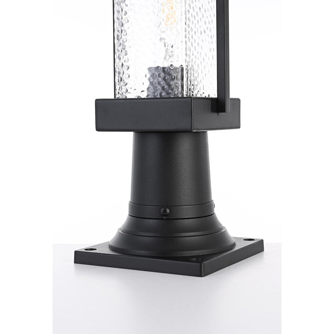 6 Inch Outdoor Post Light In Black