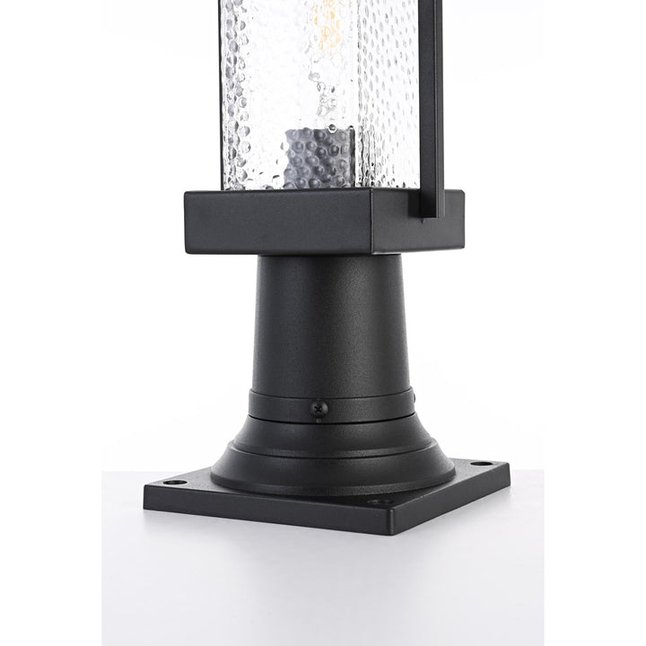 6 Inch Outdoor Post Light In Black