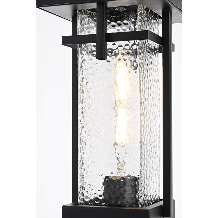 6 Inch Outdoor Post Light In Black