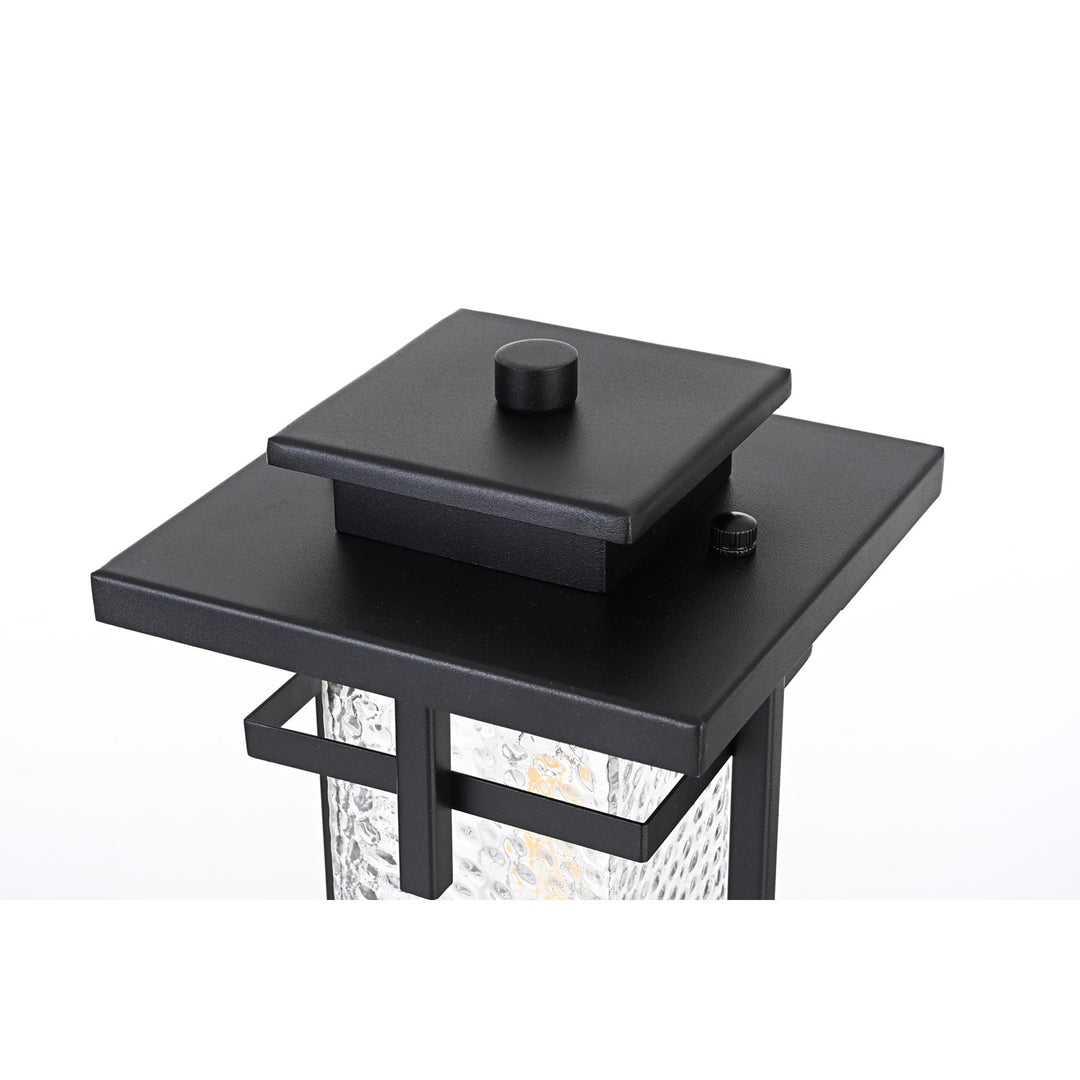 6 Inch Outdoor Post Light In Black