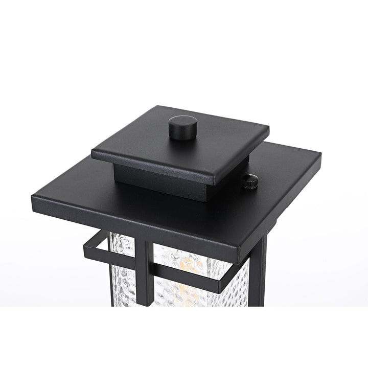 6 Inch Outdoor Post Light In Black