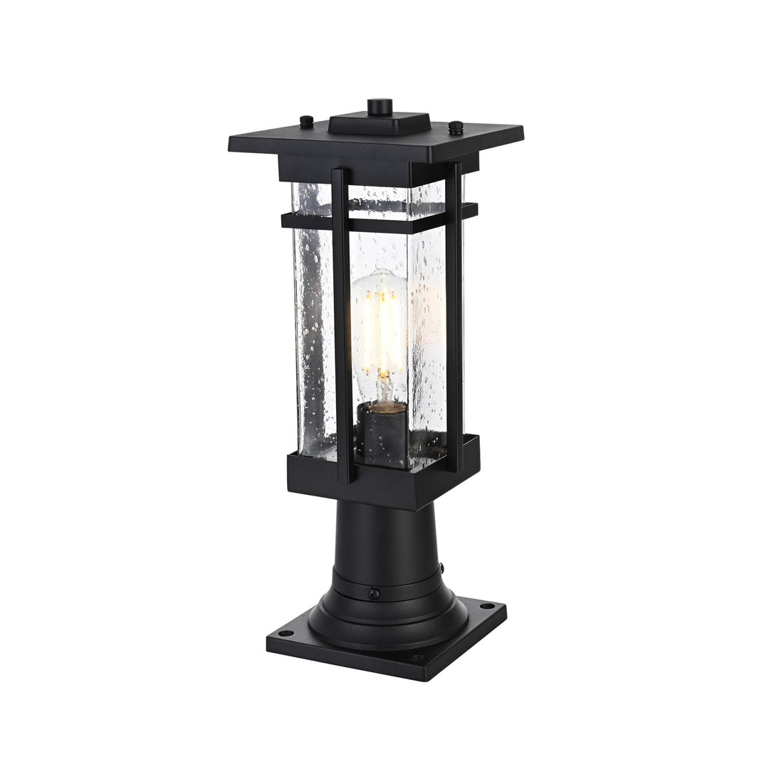 6.5 Inch Outdoor Post Light In Black