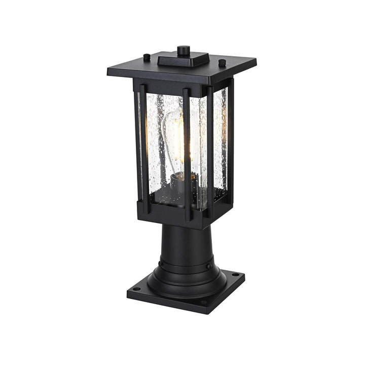 6.5 Inch Outdoor Post Light In Black