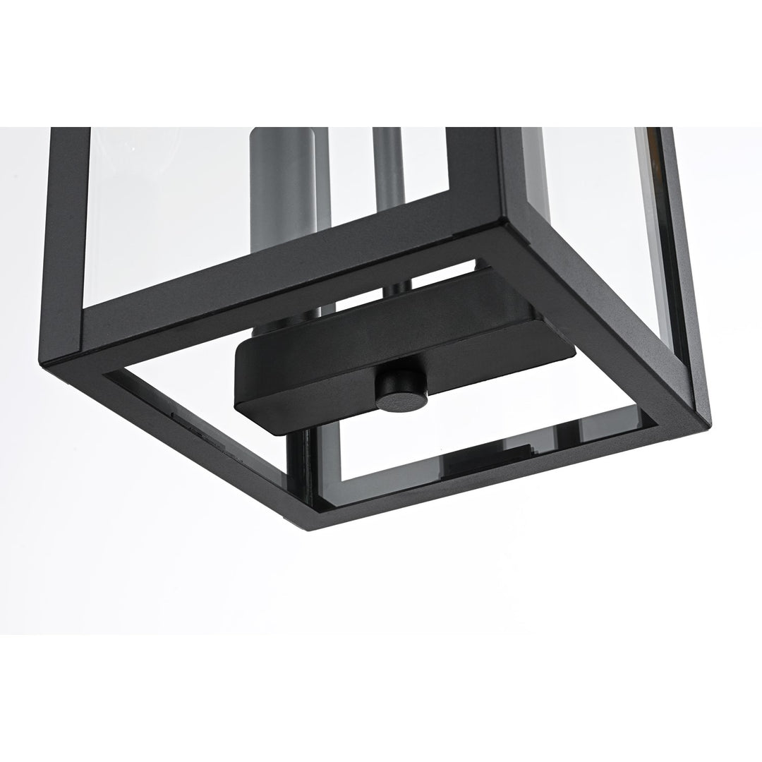 7 Inch Outdoor Pendant In Black