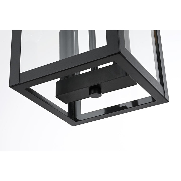 7 Inch Outdoor Pendant In Black