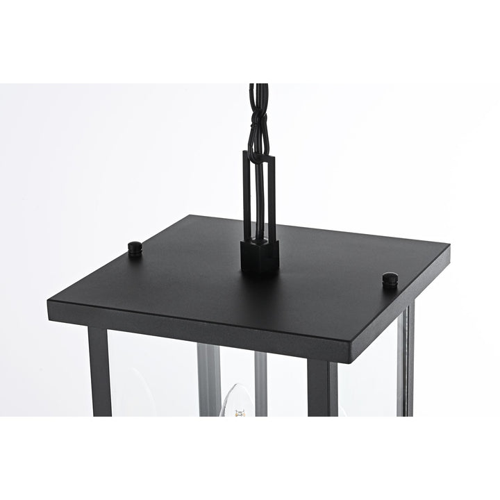 9 Inch Outdoor Pendant In Black