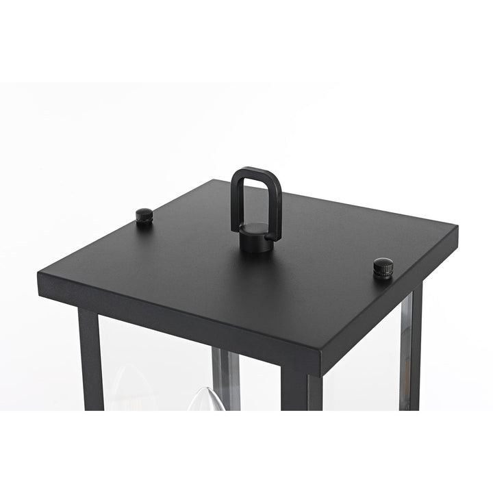 7 Inch Outdoor Post Light In Black