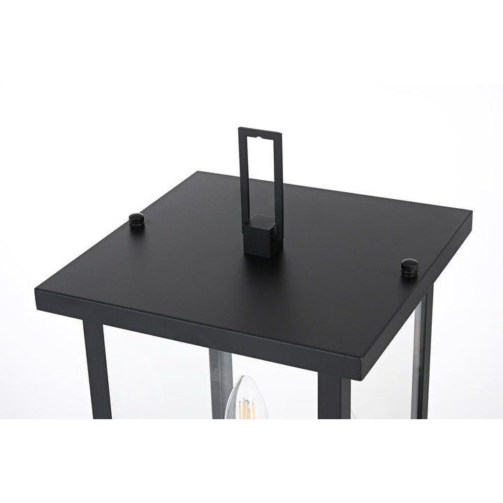 9 Inch Outdoor Post Light In Black