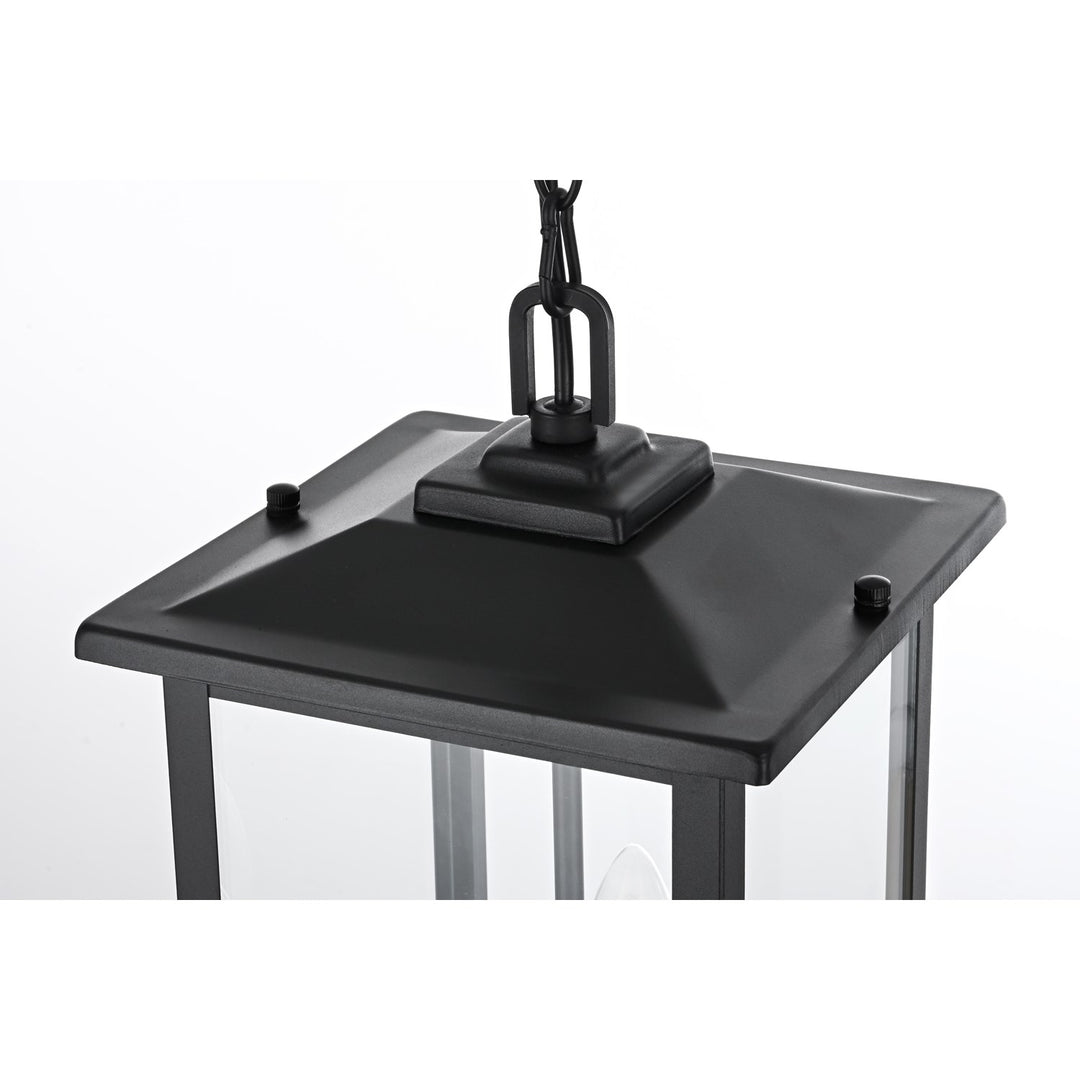 9 Inch Outdoor Pendant In Black