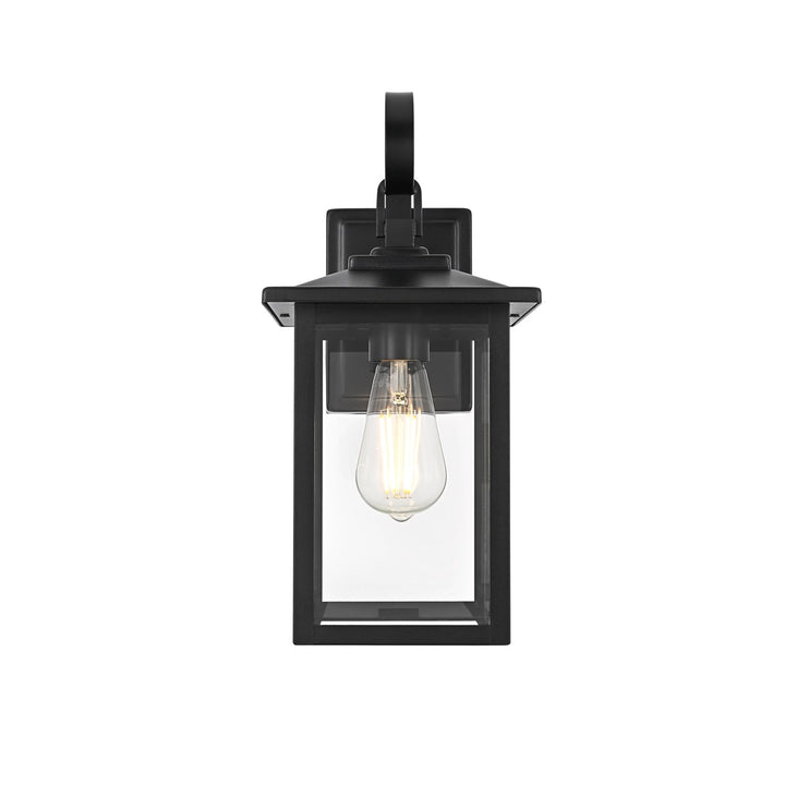 7 Inch Outdoor Wall Sconce In Black by Elegant Lighting