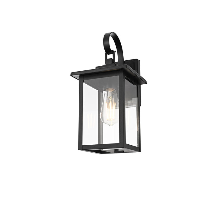 7 Inch Outdoor Wall Sconce In Black