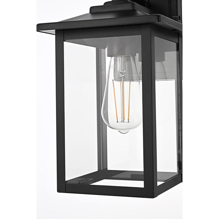 7 Inch Outdoor Wall Sconce In Black