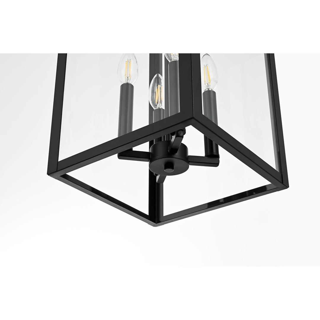 12 Inch Outdoor Wall Sconce In Black