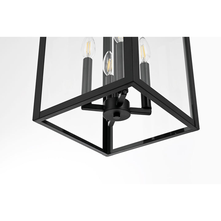 12 Inch Outdoor Wall Sconce In Black