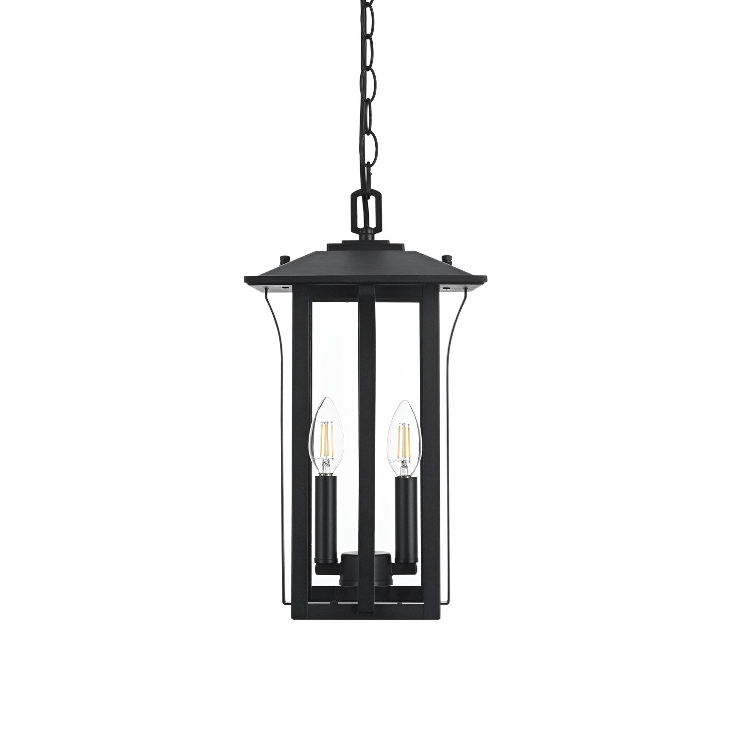 9 Inch Outdoor Pendant In Black